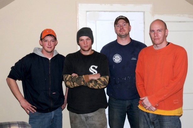 Michael Noble, Mel Noble Jr., Steve Gursky Jr. and Chris Neumer